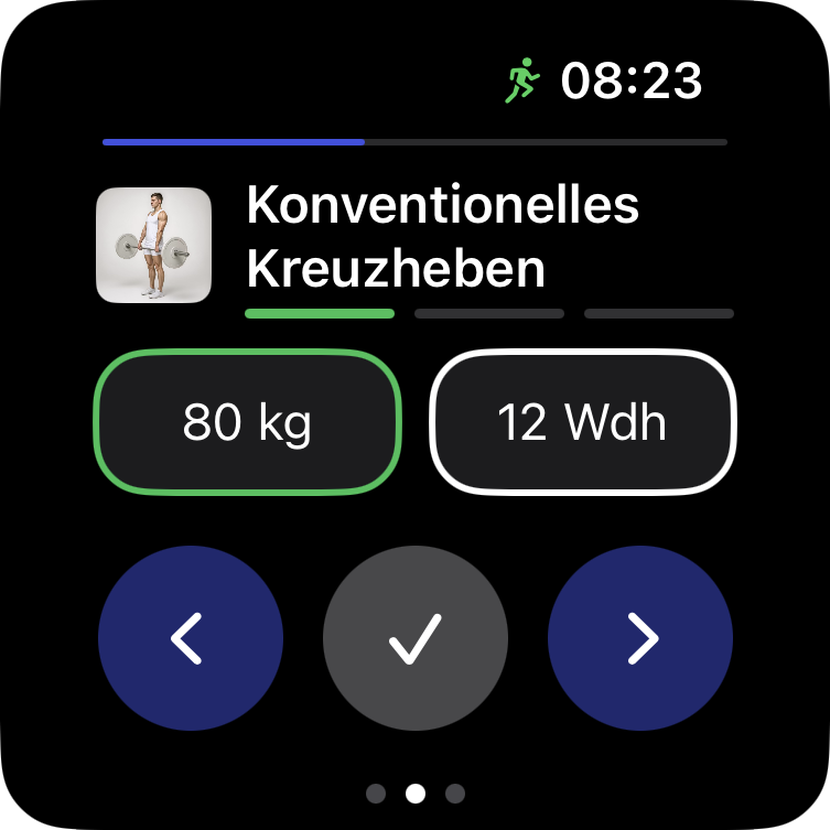 Apple-Watch-Trainingsbildschirm