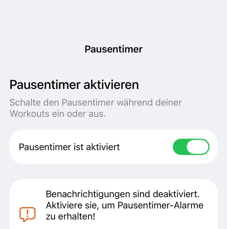 Pausentimer-Einstellungen mit Dauer-Konfiguration