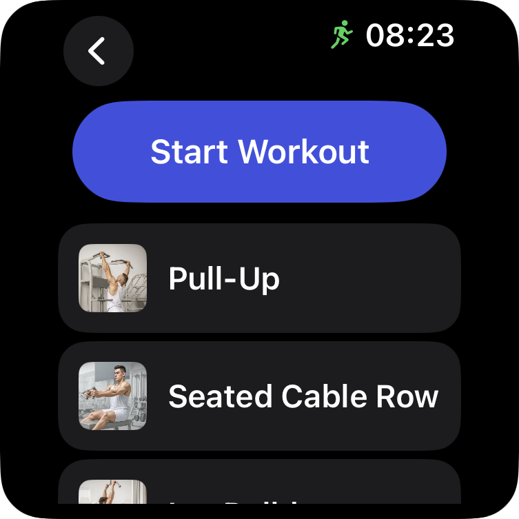 Review a workout and start it on Apple Watch