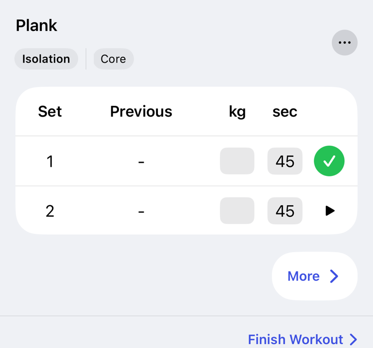 Timed set