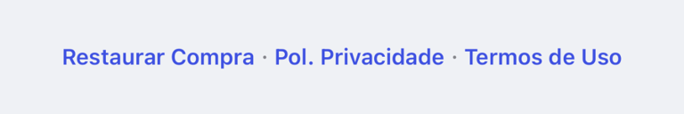 Restaurar compra na tela Pro