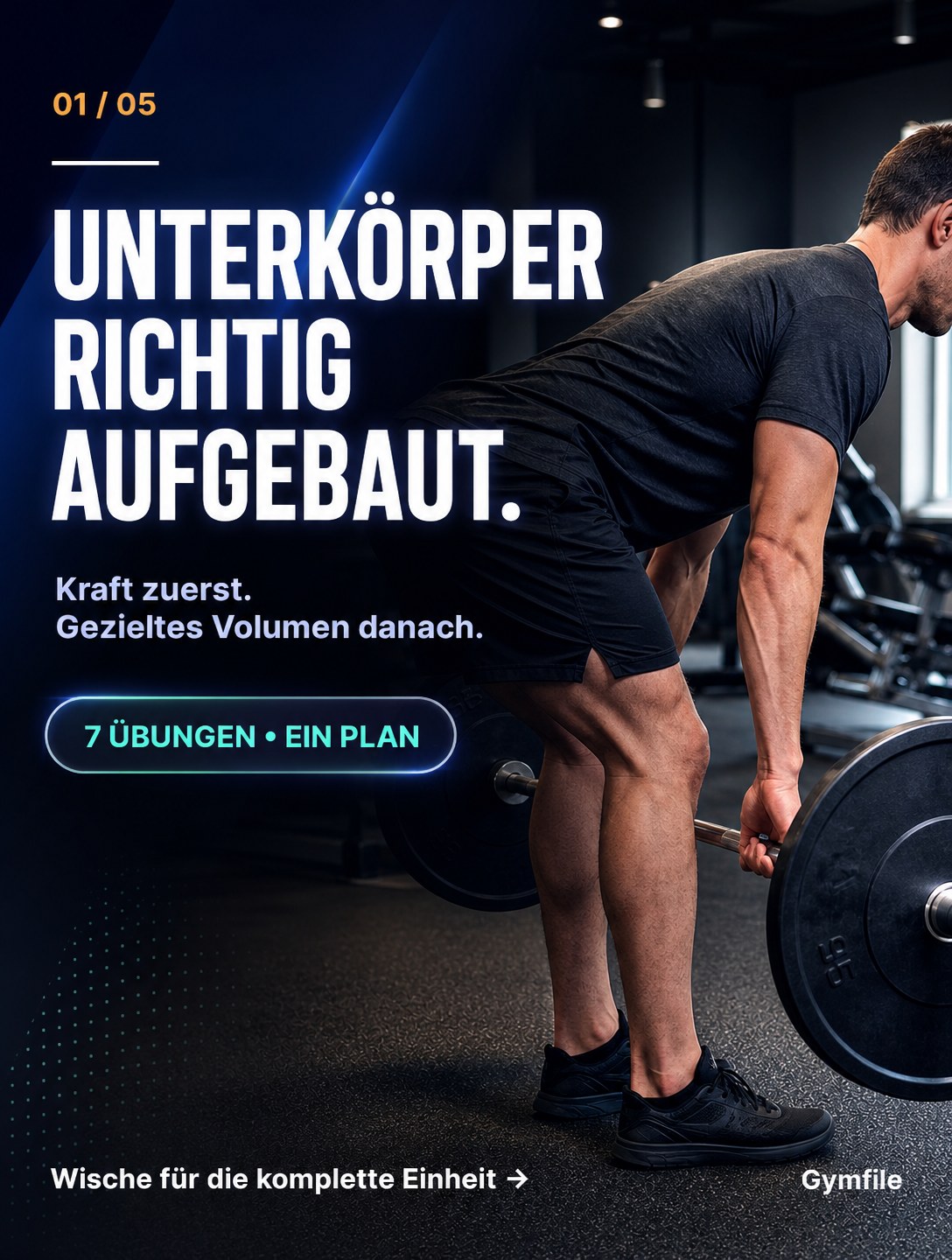 Komplettes Unterkörper-Workout für Kraft und Muskelaufbau