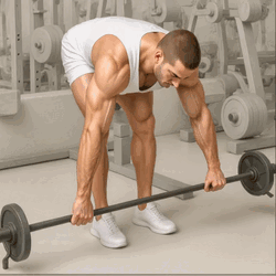Barbell Rear Delt Row
