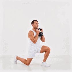 Kettlebell Reverse Ausfallschritt