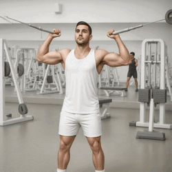 Biceps Overhead Cable Curl