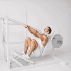 Sentadilla Péndulo en Máquina