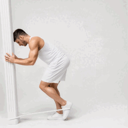 Widerstandsband Glute Kickback