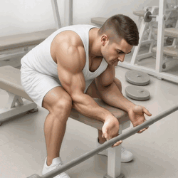Seated Barbell Wrist Curls