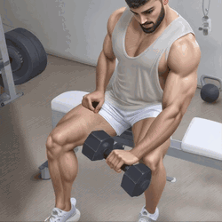 Seated Dumbbell Reverse Wrist Curls