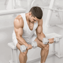 Seated Dumbbell Wrist Curls