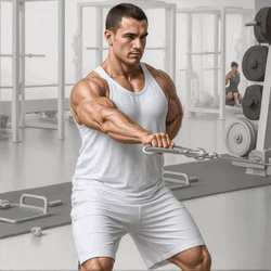 Single-Arm Standing Cable Row
