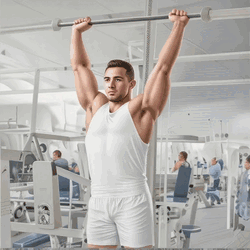 Standing Barbell Shoulder Press