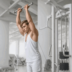 Standing Cable Overhead Triceps Extension